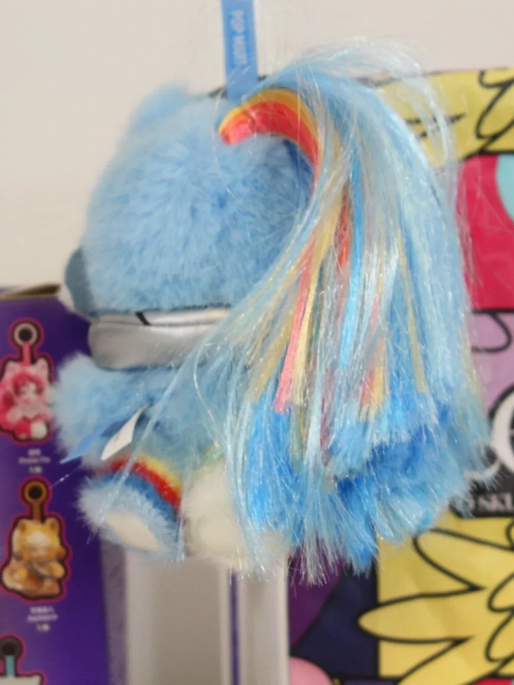 POP MART SKULLPANDA x My Little Pony Rainbow Dash Plush Pendant